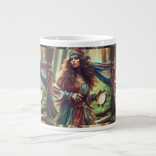 GRANDE TASSE DANSANT TSIGANE (Devant)