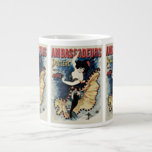 Grande Tasse Danseuse flamenca Art nouveau vintage, Ambassadeur