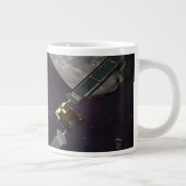 Grande Tasse Dart Spacecraft Et Le Liciacube Avant Impact (Droite)
