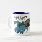 Grande tasse de cabine de l'Alaska de lac (Devant gauche)