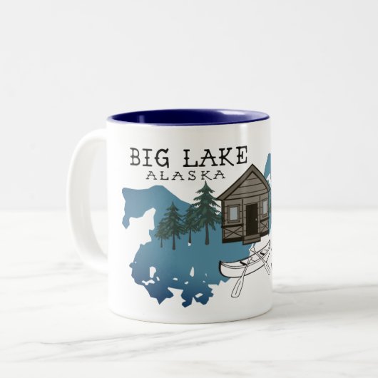 Grande tasse de cabine de l'Alaska de lac (Devant gauche)