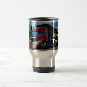Grande tasse de café de camion de cargaison