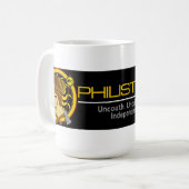 Grande tasse de café de MC de philistins (Devant gauche)