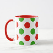 Grande tasse de café de motif de point de polka de (Gauche)