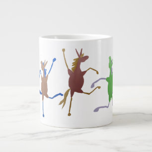 Grande tasse de café de mule gaie d'aquarium