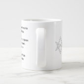 GRANDE tasse de café d'exorcisme surnaturel (Dos)