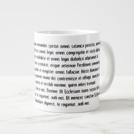 GRANDE tasse de café d'exorcisme surnaturel (Devant droit)
