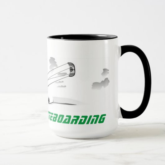 Grande tasse de café - kitesurf (Droite)