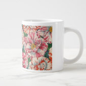 Grande tasse de conception de Rosa Mundi de tissu (Droite)