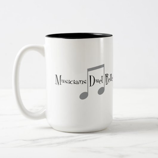 Grande tasse de duo (notes) (Gauche)
