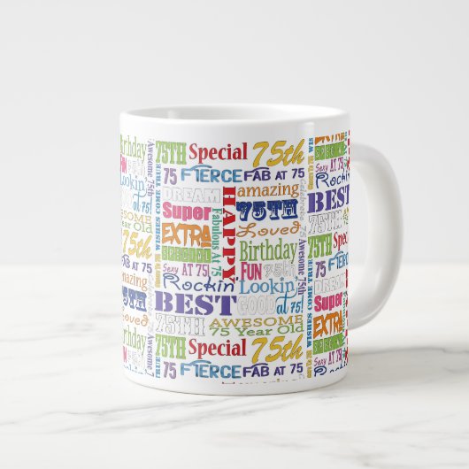 Grande Tasse De fête d'anniversaire cadeaux uniques et (Devant droit)