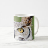 Grande tasse de hibou à cornes (Devant droit)