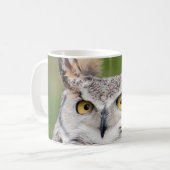 Grande tasse de hibou à cornes (Devant gauche)