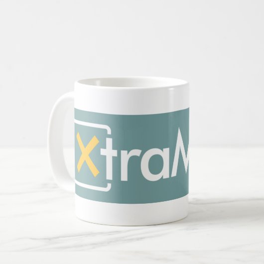 Grande tasse de logo de XtraMath (Devant gauche)