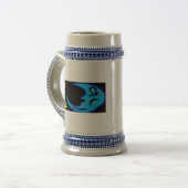 Grande tasse de lune bleue (Devant gauche)