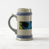 Grande tasse de lune bleue (Gauche)