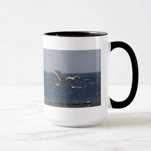 Grande tasse de mouette idiote (Droite)