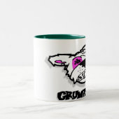 Grande tasse de poignée de chien grincheux pour (Centre)