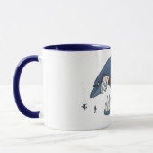 Grande tasse de requin blanc (Gauche)