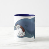 Grande tasse de requin blanc (Centre)