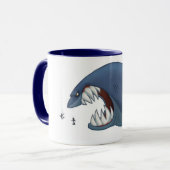 Grande tasse de requin blanc (Devant gauche)