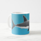 Grande tasse de requin blanc (Devant gauche)