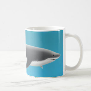 Grande tasse de requin blanc