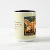 Grande tasse de sonnerie de garçon de golden (Centre)