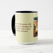 Grande tasse de sonnerie de garçon de golden (Devant gauche)