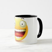 Grande tasse de visage de yeux (Devant droit)
