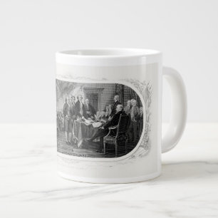 Grande Tasse Déclaration d'indépendance Gravure Argent