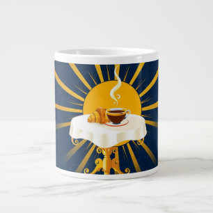 Grande Tasse Décoration d'art vintage Café au Lait français