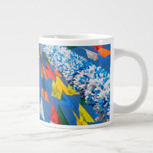 Grande Tasse Décoration du drapeau triangulaire