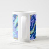 Grande Tasse "Deep is the Ocean" Original Abstrait (Dos)