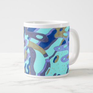 Grande Tasse "Deep is the Ocean" Original Abstrait