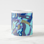 Grande Tasse "Deep is the Ocean" Original Abstrait (Devant)