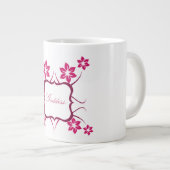 Grande Tasse Déesse Florale Jumbo Mug, Rose (Devant droit)