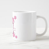 Grande Tasse Déesse Florale Jumbo Mug, Rose (Droite)