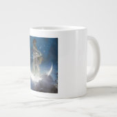 Grande Tasse Déesse Luna diffusant les étoiles la nuit (Devant droit)
