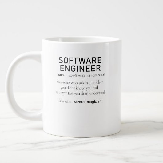 Grande Tasse Définition du code de définition de l'ingénieur lo (Gauche)
