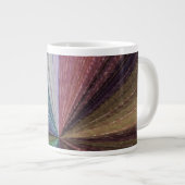 Grande Tasse Dégradé circulaire Terre arc-en-ciel (Devant droit)