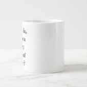 Grande Tasse Demande de témoin de mariage minimaliste personnal (Devant)