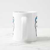 Grande Tasse Dent mignonne avec dentifrice (Dos)
