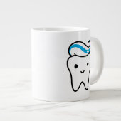 Grande Tasse Dent mignonne avec dentifrice (Devant droit)
