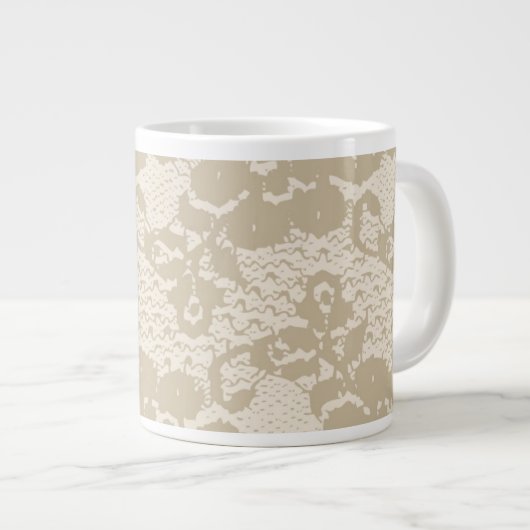 Grande Tasse Dentelle beige (Devant droit)