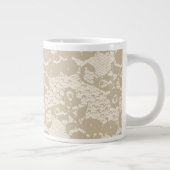 Grande Tasse Dentelle beige (Droite)