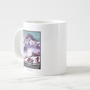 Grande Tasse Des coquins qui font une affiche géante pour le S