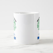 Grande Tasse Des experts en accrochage d'arbres, ici.w (Devant)