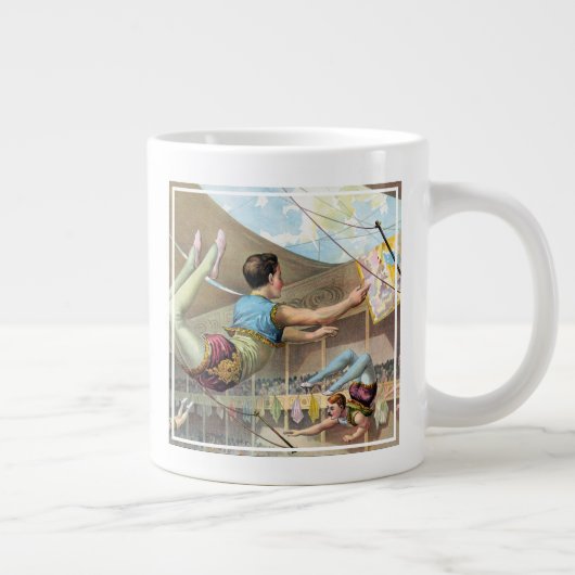 Grande Tasse Des Hommes acrobates Interprétant Un Cirque (Droite)