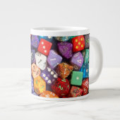 Grande Tasse dés multicolores (Devant droit)